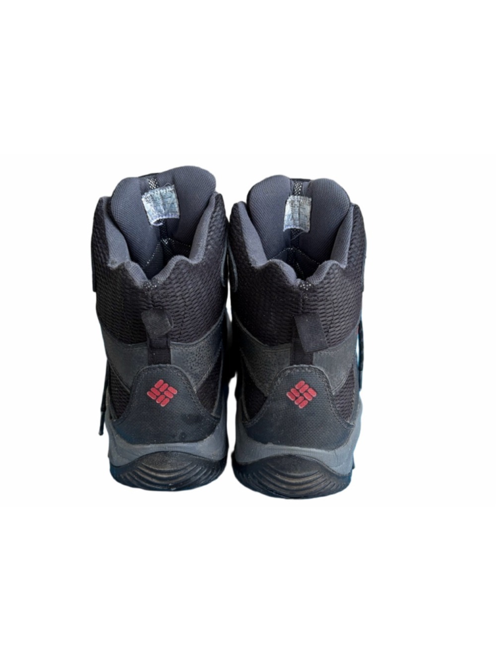Men's Columbia Lifttop II Omni-Heat Boots Size 10.5 Black Red - Picture 4 of 8